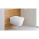 Унитаз подвесной Azario Ollin AZ-0513R безободковый торнадо белый