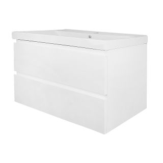 Тумба с раковиной Azario Мила CS00091365 80 см белый матовый