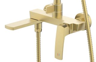 Душевая стойка Azario Conda AZ-K2411MG золото матовое