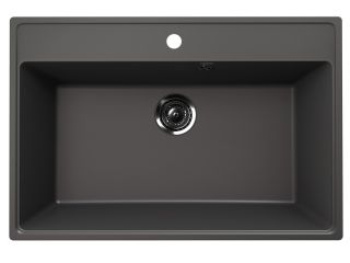 Кухонная мойка Ulgran Quartz Forte 760-09 асфальт Кухонная мойка Ulgran Quartz Forte 760-09 асфальт
