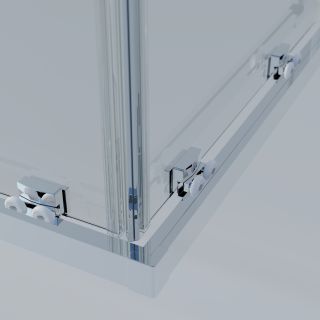 Душевой уголок Vincea Rapid-N VSS-3RN1212E10CL, (1100-1200)x(1100-1200), хром, стекло прозрачное