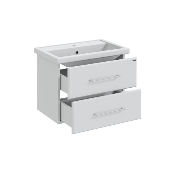 Подвесная тумба под раковину Санта Омега 207038 70 см белый