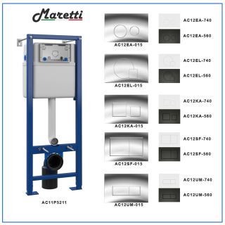 Инсталляция для подвесного унитаза Maretti AC11P5211, без клавиши Инсталляция для подвесного унитаза Maretti AC11P5211, без клавиши