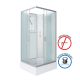 Душевая кабина Niagara Classic 330844QBK 100x80 см профиль хром стекло матовое