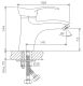 Смеситель для раковины Haiba HB1001 хром