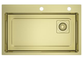 Кухонная мойка Raglo R702.7246.03 72см золотой сатин Кухонная мойка Raglo R702.7246.03 72см золотой сатин