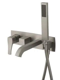 Смеситель для ванны и душа Wonzon & Woghand Flex WW-88889072-BN брашированный никель