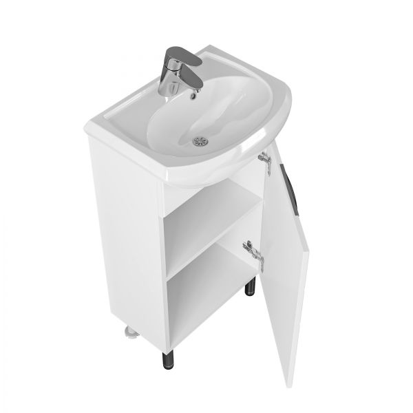 Напольная тумба под раковину Санта Родос 206020 45 см белый