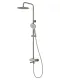 Душевая стойка Wonzon & Woghand Solo WW-739032-BN брашированный никель