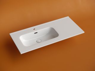 Раковина мебельная Ceramicanova Элемент (Element) CN7003L 101 см белый