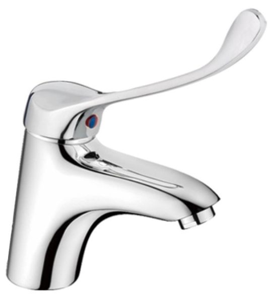 Смеситель для раковины Haiba HB1054 с хирургической ручкой хром