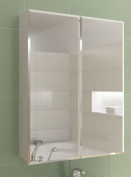 Зеркальный шкаф VIGO Grand 550 белый