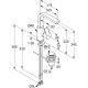 Смеситель для раковины Kludi Zenta SL 480273965 Черный матовый