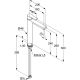 Смеситель для раковины Kludi Zenta SL 482563965 Черный матовый