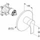Смеситель для душа Kludi Zenta SL 486553965 Черный матовый