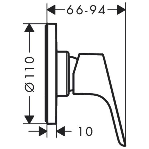 Смеситель Hansgrohe Focus для душа 31961000 Смеситель Hansgrohe Focus для душа 31961000