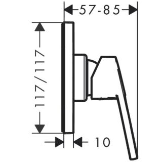 Смеситель Hansgrohe Logis Loop для душа 71612000 Смеситель Hansgrohe Logis Loop для душа 71612000
