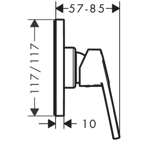 Смеситель Hansgrohe Logis Loop для душа 71612000 Смеситель Hansgrohe Logis Loop для душа 71612000