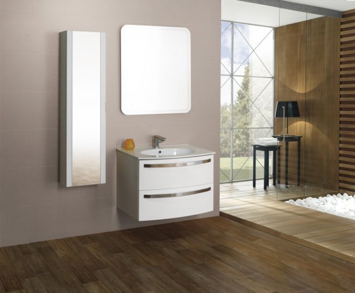 Тумба под раковину Cezares 74x55 Bianco Lucido Comfort 54356