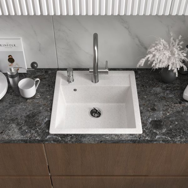 Мойка кухонная Reflexion Zia 51-TN RX1251TN олово