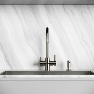 Смеситель для кухни Sancos Тапер (Taper) SC4012GG с краном для фильтра воронёная сталь
