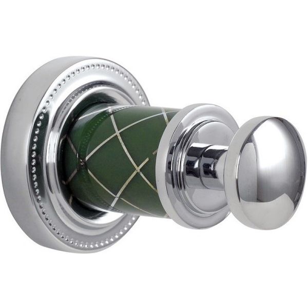 Крючок Boheme Murano 10906-GR-CR хром/бирюзовый