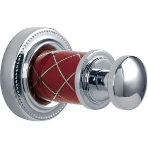 Крючок Boheme Murano 10906-R-CR хром/рубиновый