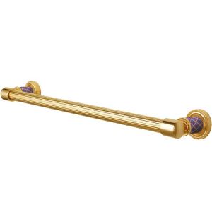 Полотенцедержатель Boheme Murano 10902-V-G золото/фиолетовый
