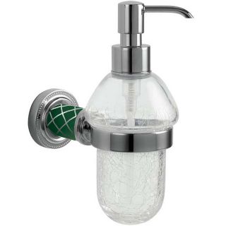 Дозатор для жидкого мыла Boheme Murano 10912-GR-CR хром/бирюзовый Дозатор для жидкого мыла Boheme Murano 10912-GR-CR хром/бирюзовый