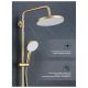 Душевая стойка Splenka S54.24.03 золотой сатин