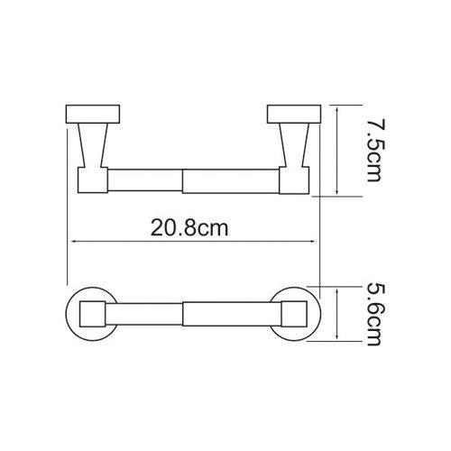 Wasserkraft Isen K-4022 Держатель туалетной бумаги