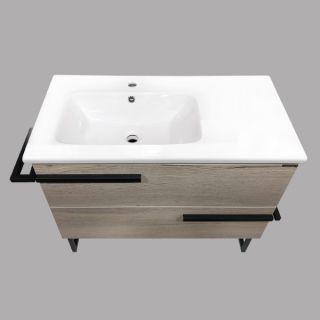Comforty Зеркало "Дюссельдорф-90" дуб дымчатый