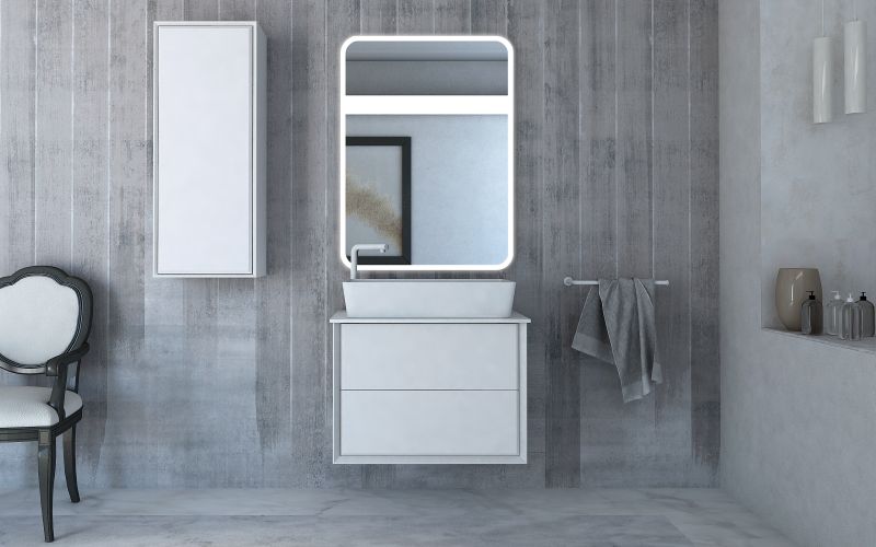Тумба под раковину Cezares 70x48 Bianco Opaco Bellagio 54714
