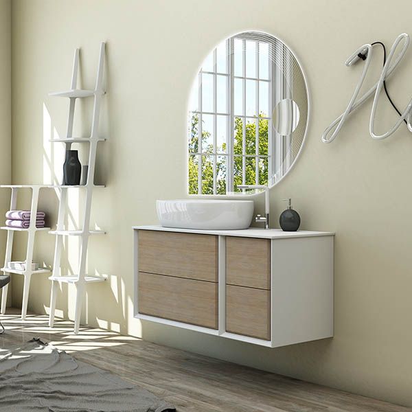 Шкафчик под раковину Cezares 35x48 Rovere Tabacco Bellagio 54719