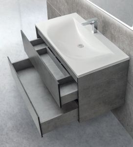 Тумба под раковину Cezares PREMIER-HPL-100-2C-SO-CESTR-BLUM