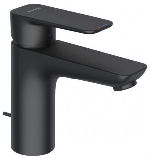 Смеситель для раковины Kludi Pure&Style чёрный матовый 402903975 Смеситель для раковины Kludi Pure&Style чёрный матовый 402903975