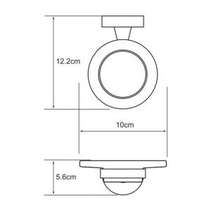 Wasserkraft Isen K-4029 Мыльница стеклянная