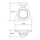 Wasserkraft Isen K-4029 Мыльница стеклянная Wasserkraft Isen K-4029 Мыльница стеклянная