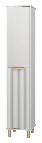 Шкаф - пенал Brevita Risacca Crema 35 см  RIS-05035-034П серый