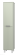 Шкаф - пенал Brevita Risacca Crema 35 см RIS-05035-084П зеленый