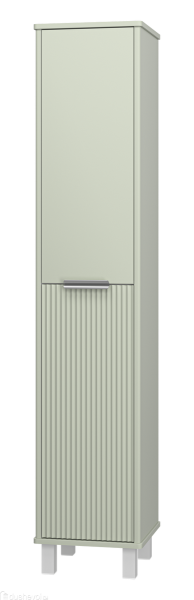 Шкаф - пенал Brevita Risacca Crema 35 см RIS-05035-084П зеленый