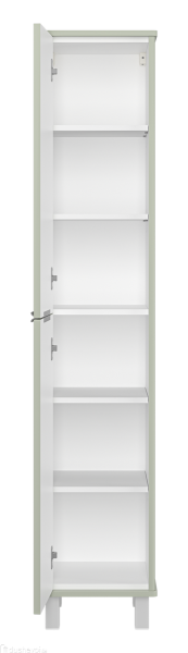 Шкаф - пенал Brevita Risacca Crema 35 см RIS-05035-084П зеленый