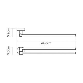 Wasserkraft Isen K-4031 Держатель полотенец рога Wasserkraft Isen K-4031 Держатель полотенец рога