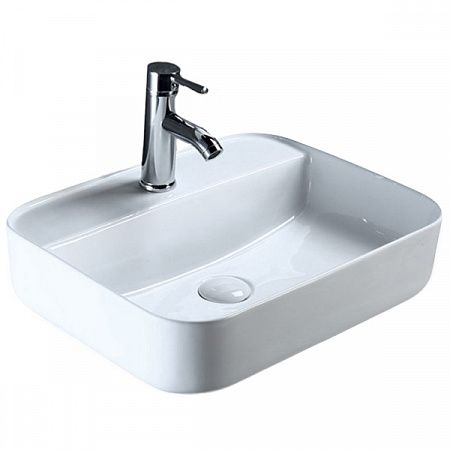 Раковина накладная BelBagno 50см белая BB1321