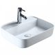 Раковина накладная BelBagno 50см белая BB1321