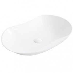 Раковина накладная BelBagno 66см белая BB1334