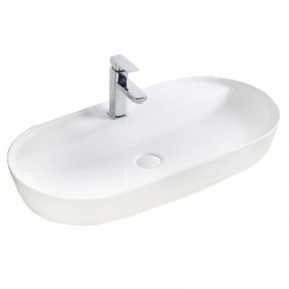 Раковина накладная BelBagno 82см белая BB1347 Раковина накладная BelBagno 82см белая BB1347