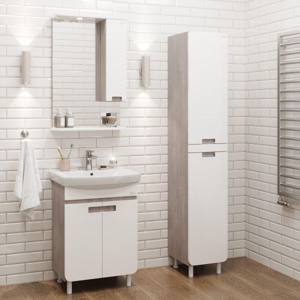 Пенал напольный Onika Харпер 403567 35см белый/кастелло