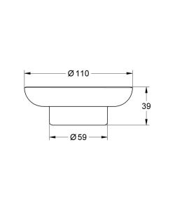 Мыльница Grohe Essentials 40368001 хром