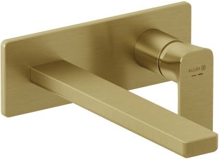 Смеситель для раковины Kludi Renon 42245N075 брашированное золото